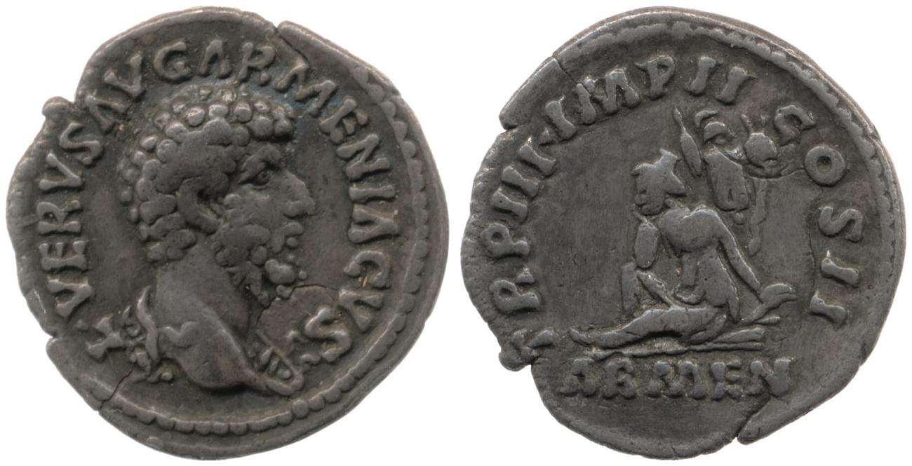 RIC III Marcus Aurelius 501, аверс, bm