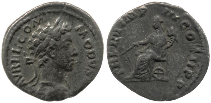 RIC III Marcus Aurelius 661, реверс, bm