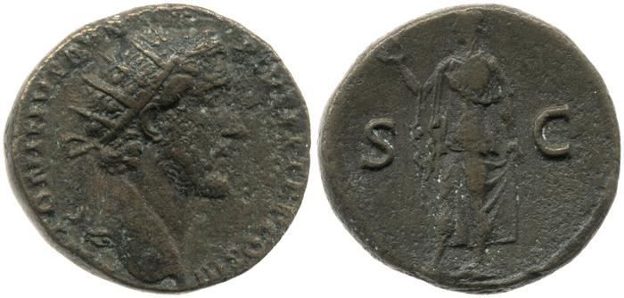 реверс RIC III Antoninus Pius 667