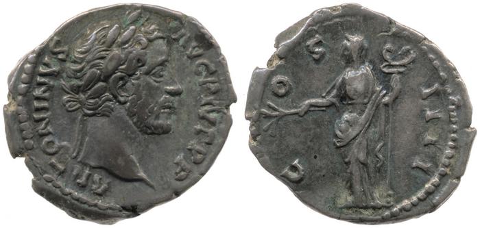 реверс RIC III Antoninus Pius 130