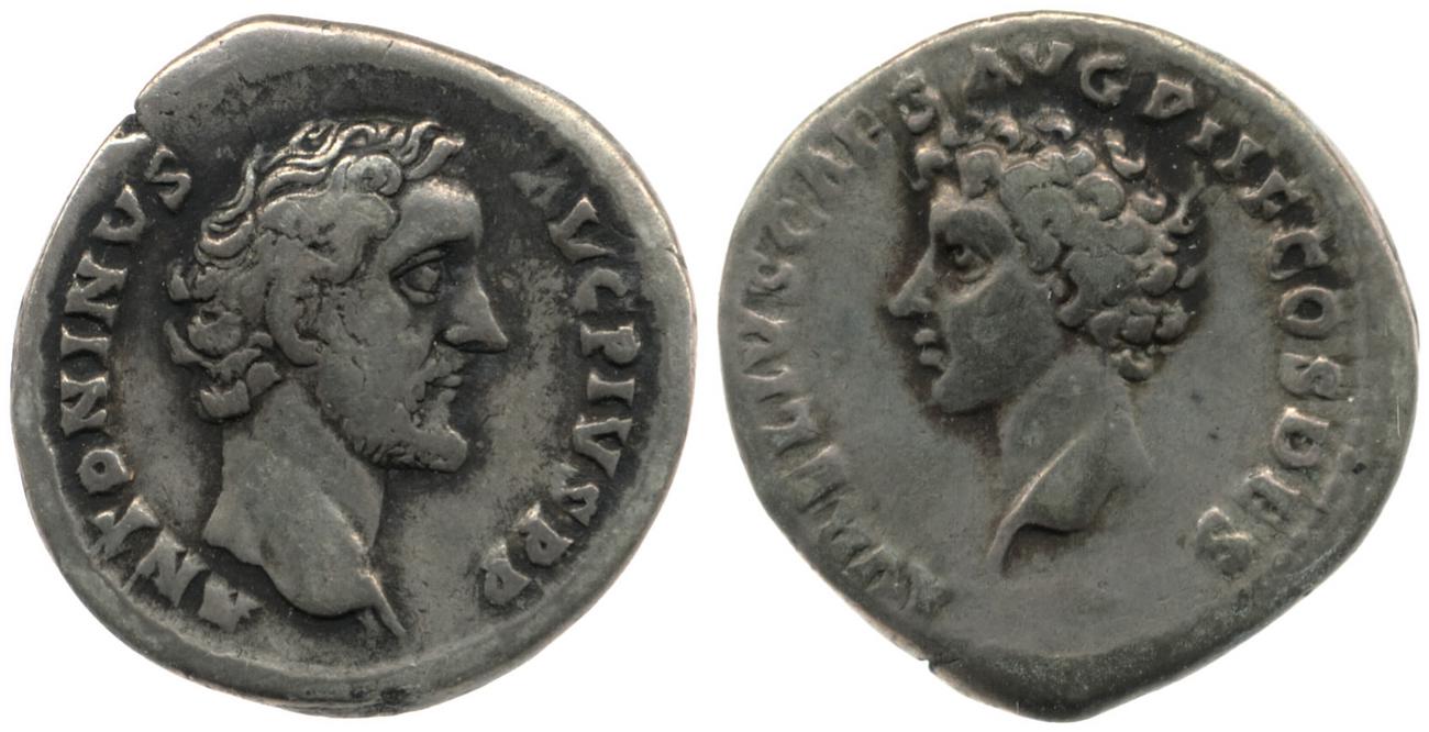 RIC III Antoninus Pius 411B, аверс, bm