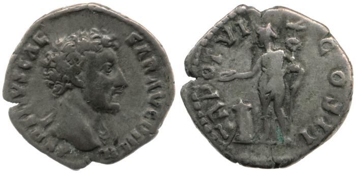 реверс RIC III Antoninus Pius 453A