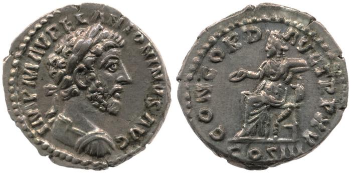 RIC III Marcus Aurelius 3, реверс, bm