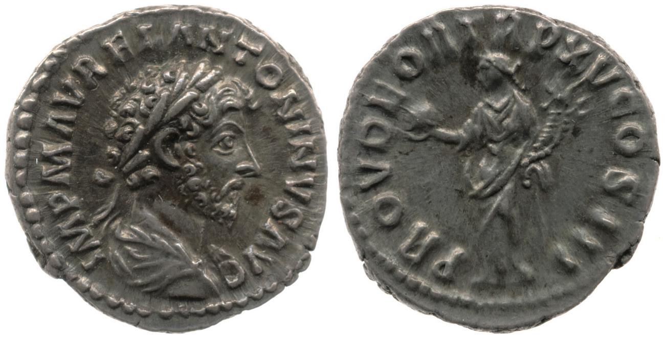 RIC III Marcus Aurelius 25, аверс, bm