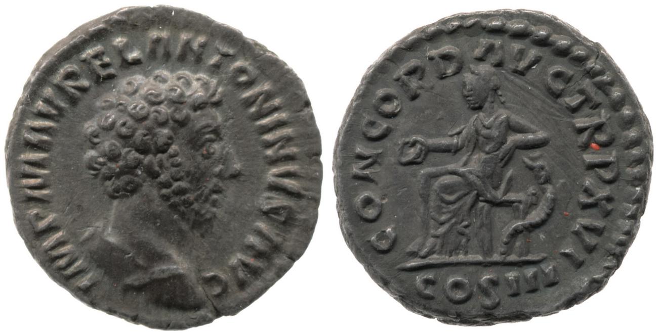 аверс RIC III Marcus Aurelius 36