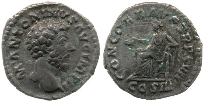 реверс RIC III Marcus Aurelius 62