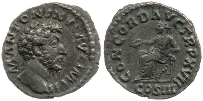 RIC III Marcus Aurelius 62, реверс, bm