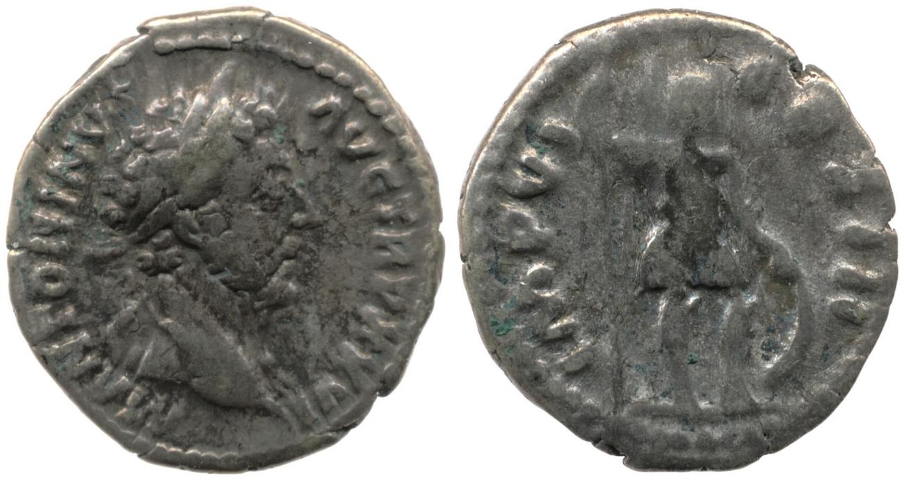 RIC III Marcus Aurelius 261, аверс, bm