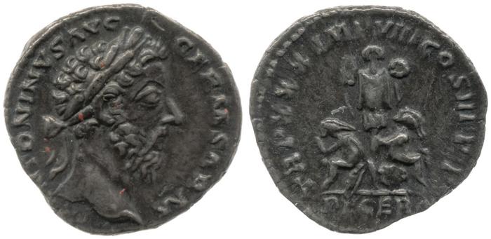 реверс RIC III Marcus Aurelius 339