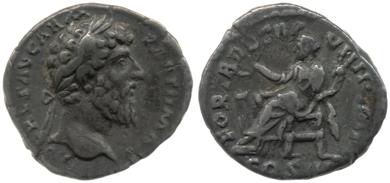 RIC III Marcus Aurelius 596, аверс, bm