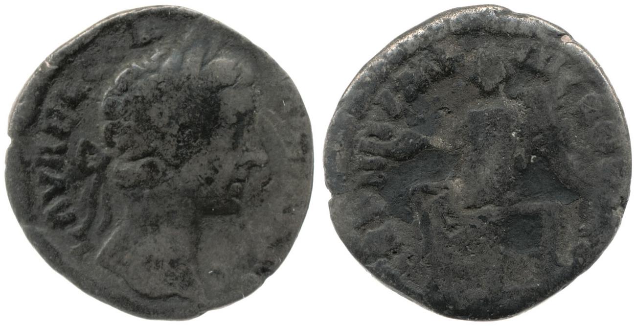 аверс RIC III Marcus Aurelius 666