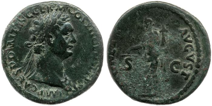 RIC II, Part 1 (second edition) Domitian 492, реверс, bm