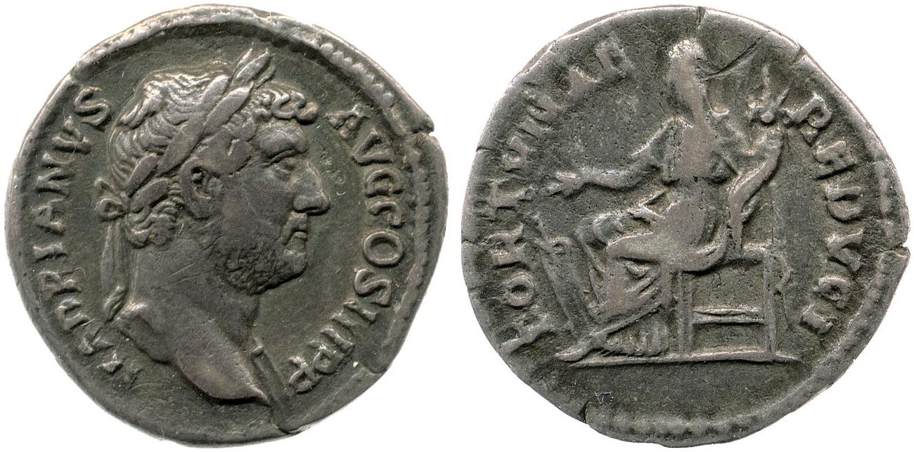 RIC II, Part 3 (second edition) Hadrian 1405, аверс, bm