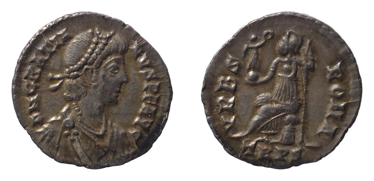 RIC IX Treveri 46B, аверс, bm