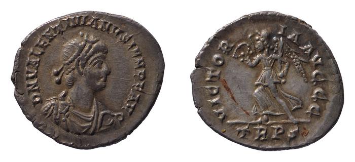 RIC IX Treveri 57A, реверс, bm