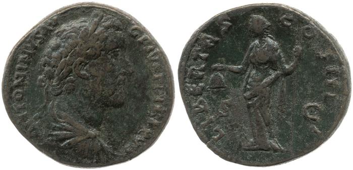 RIC III Antoninus Pius 929, реверс, bm