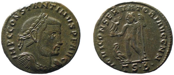 RIC VI Thessalonica 61b, реверс, bm