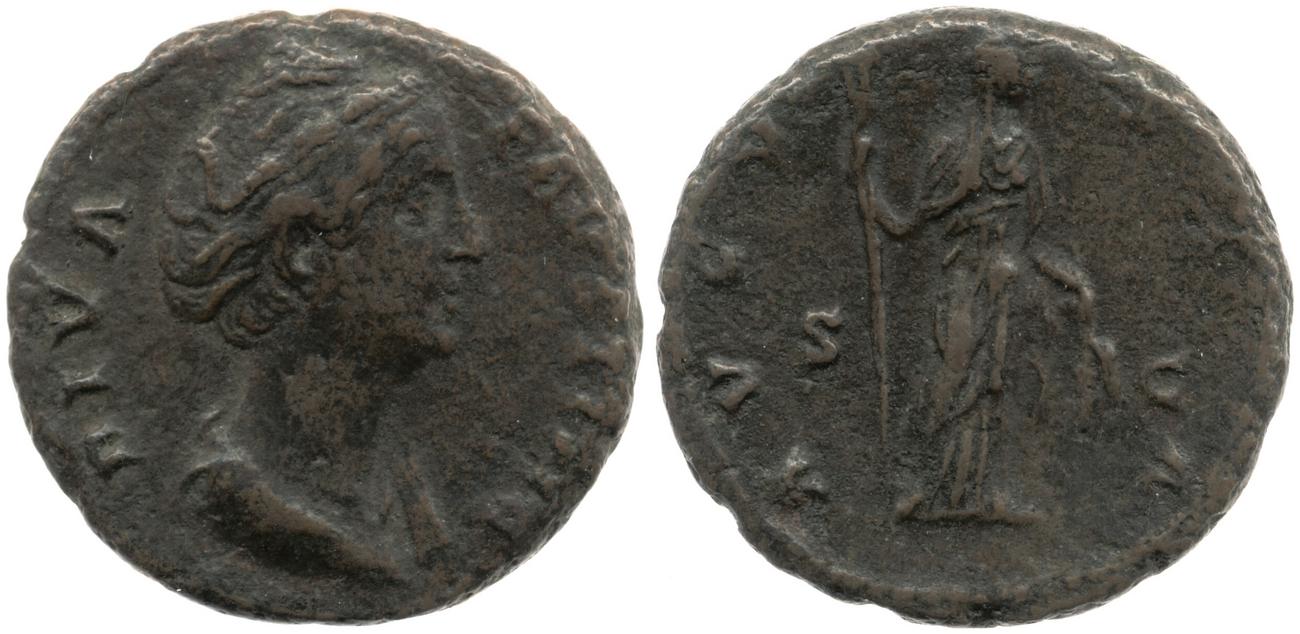 аверс RIC III Antoninus Pius 1172
