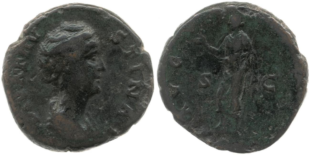 RIC III Antoninus Pius 1177, аверс, bm