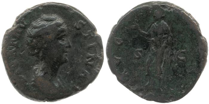 RIC III Antoninus Pius 1177, реверс, bm