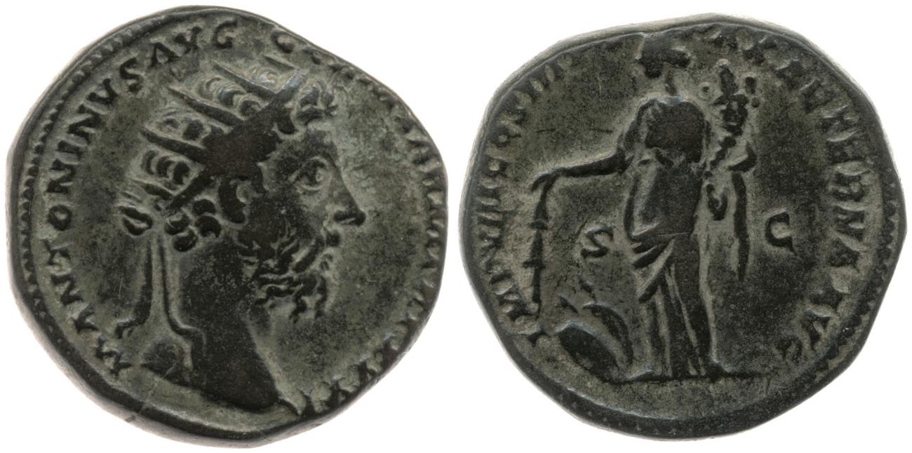 аверс RIC III Marcus Aurelius 1203