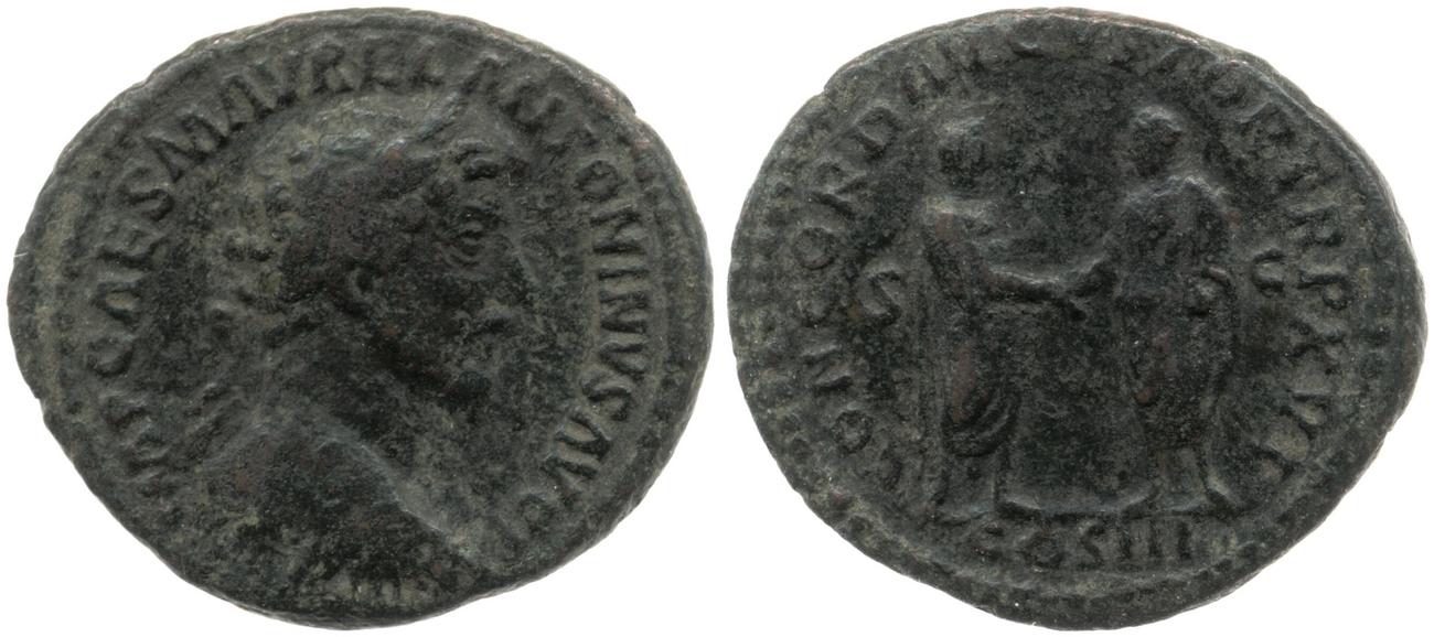 аверс RIC III Marcus Aurelius 832
