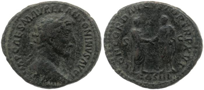 реверс RIC III Marcus Aurelius 832