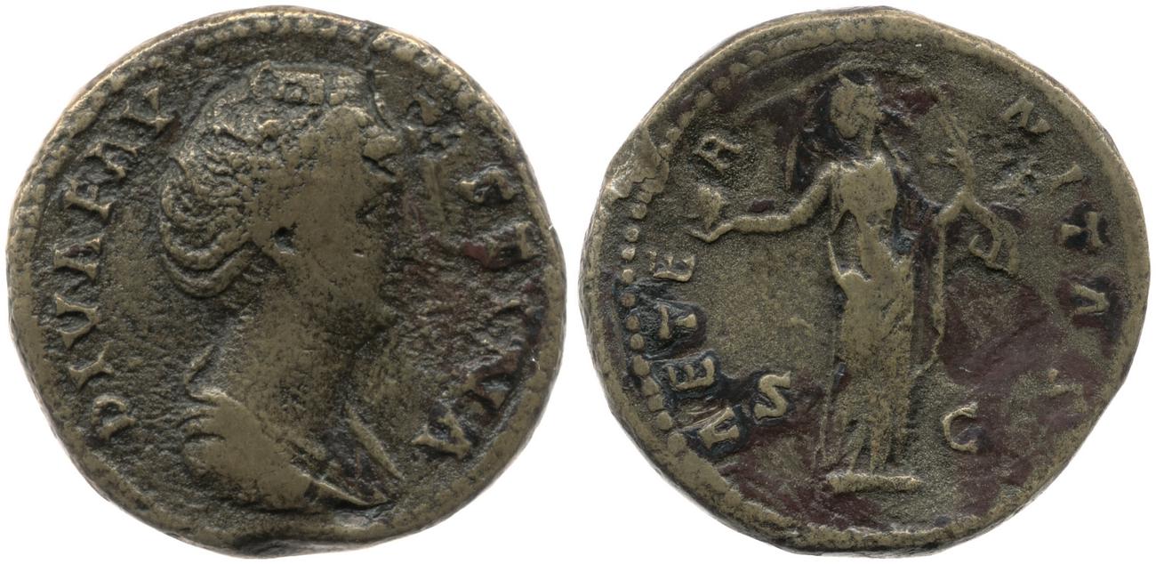 аверс RIC III Antoninus Pius 1158