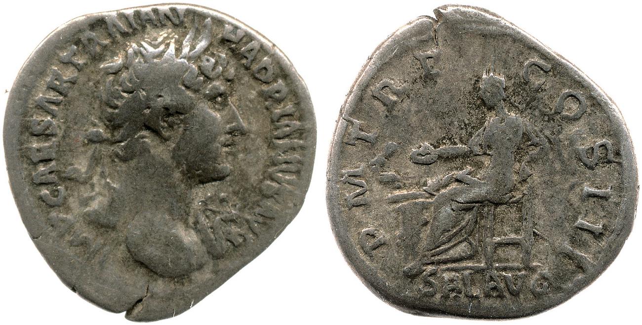 аверс RIC II, Part 3 (second edition) Hadrian 375