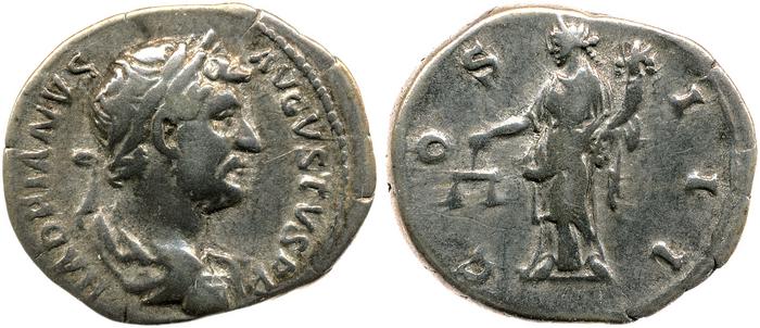 реверс RIC II, Part 3 (second edition) Hadrian 3033