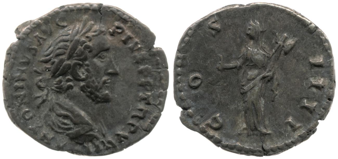 RIC III Antoninus Pius 229A, аверс, bm