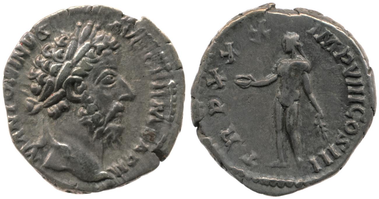 RIC III Marcus Aurelius 353, аверс, bm