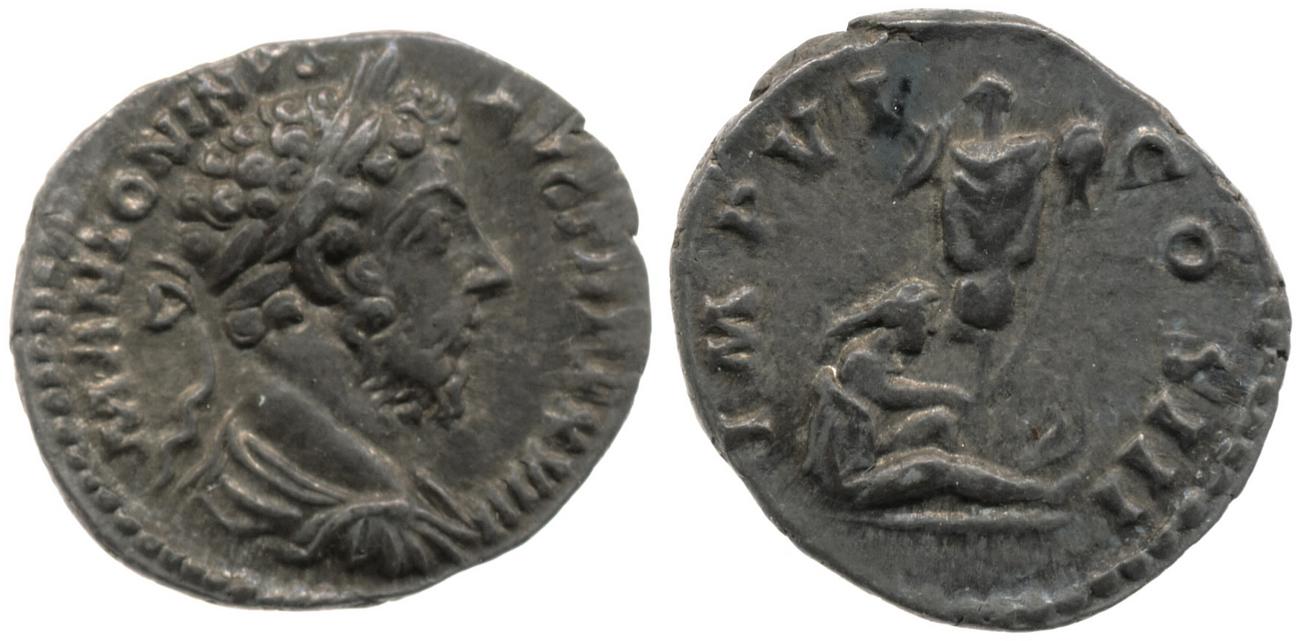 аверс RIC III Marcus Aurelius 290