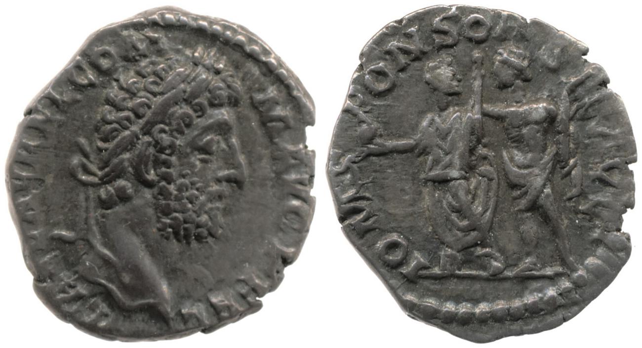 RIC III Commodus 255, аверс, bm