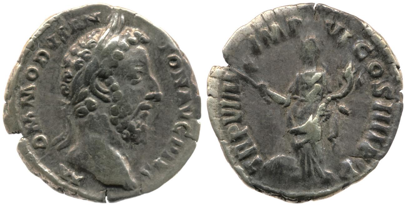 RIC III Commodus 77, аверс, bm