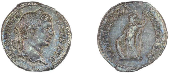 RIC IV Caracalla 83a, реверс, bm