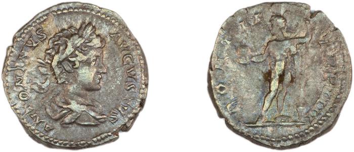 реверс RIC IV Caracalla 55A