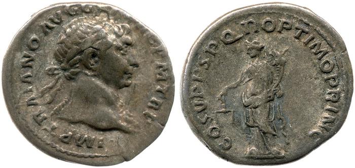 RIC II Trajan 118, реверс, bm