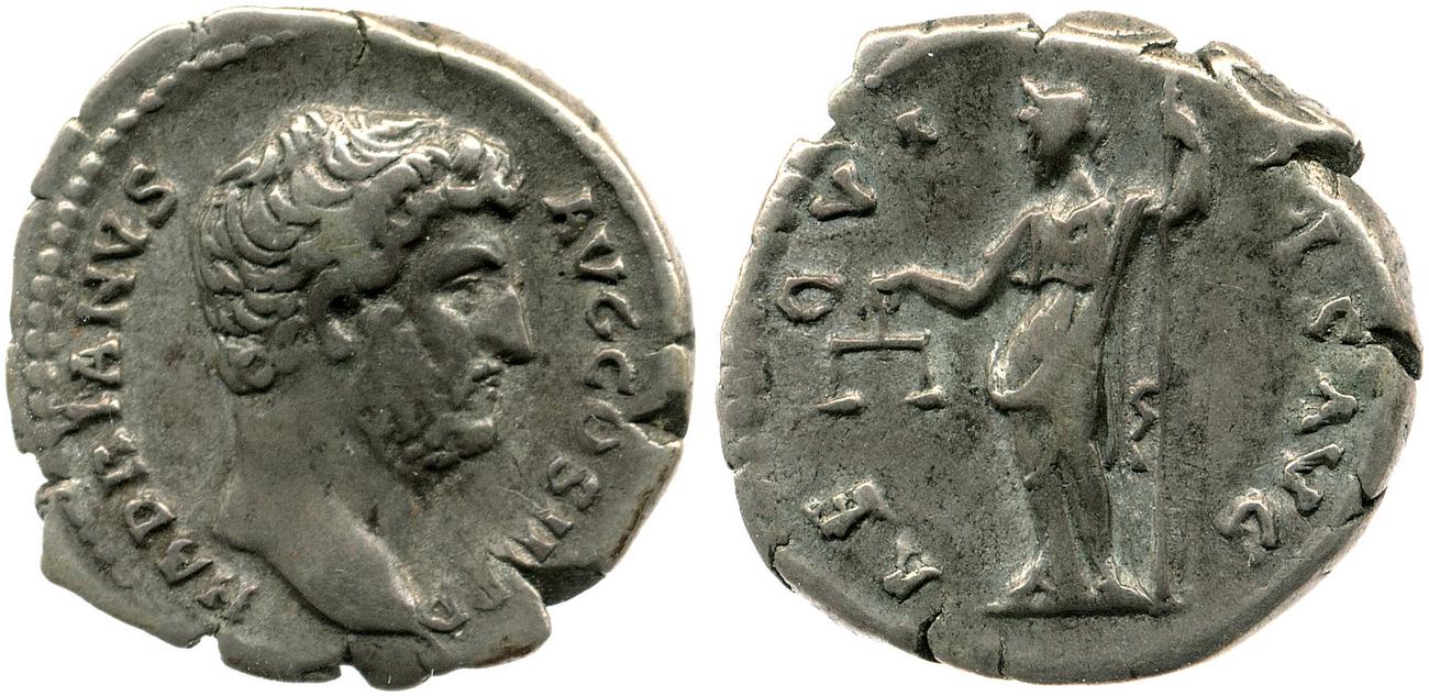 RIC II, Part 3 (second edition) Hadrian 2312, аверс, bm