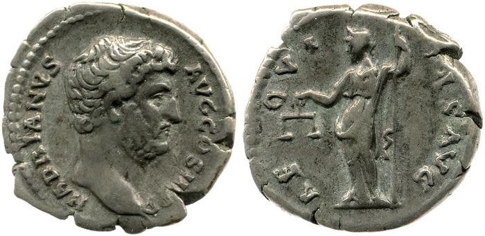 RIC II, Part 3 (second edition) Hadrian 2312, реверс, bm