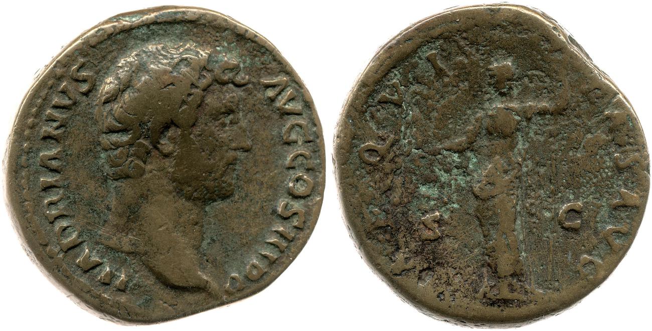 аверс RIC II, Part 3 (second edition) Hadrian 2371