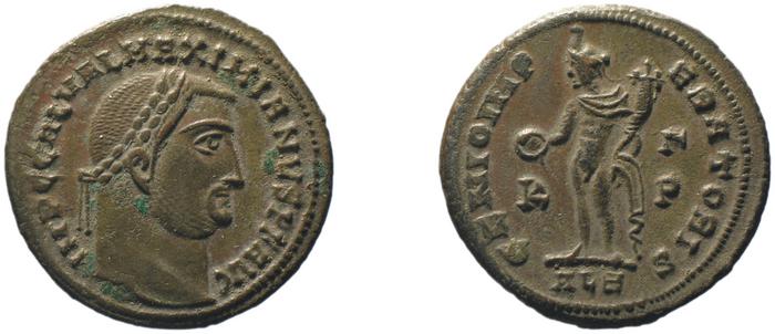 RIC VI Alexandria 105a, реверс, bm