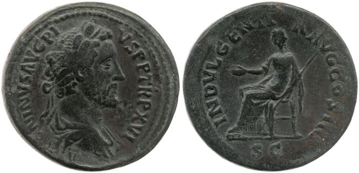RIC III Antoninus Pius 904, реверс, bm
