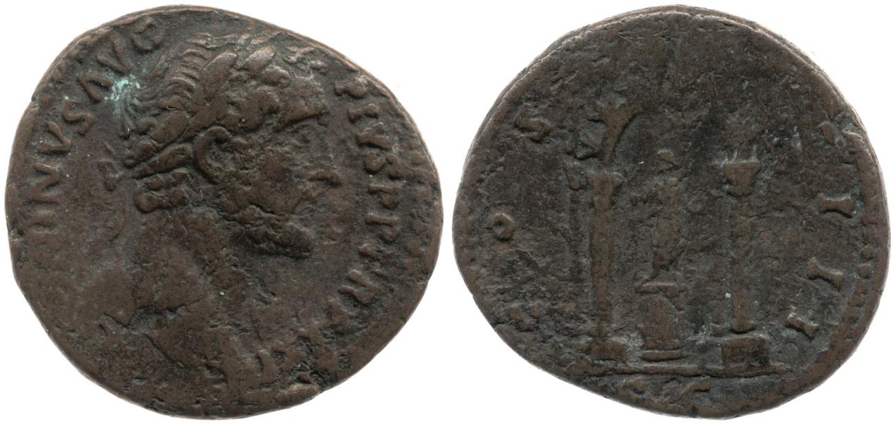 RIC III Antoninus Pius 1039, аверс, bm
