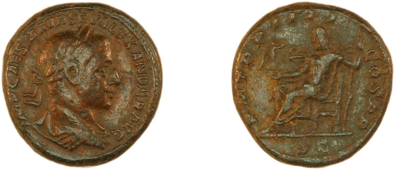 RIC IV Severus Alexander 423, аверс, bm