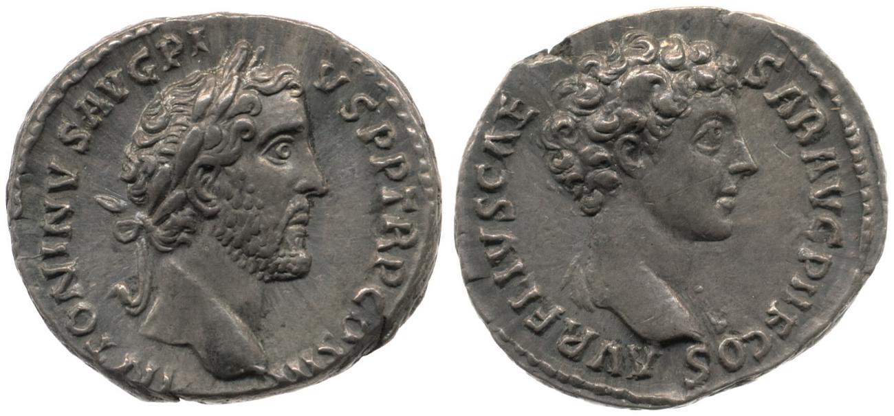 RIC III Antoninus Pius 417A, аверс, bm