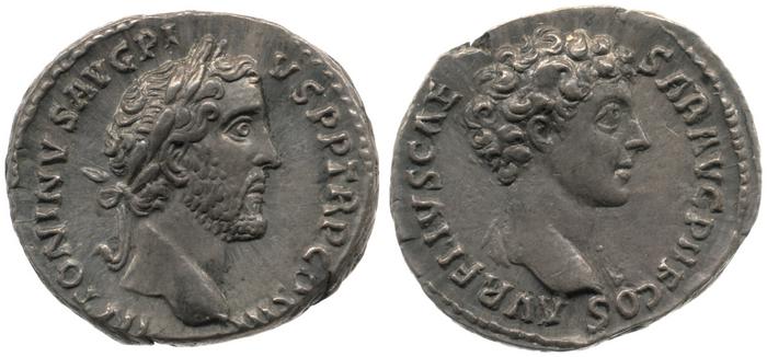 RIC III Antoninus Pius 417A, реверс, bm