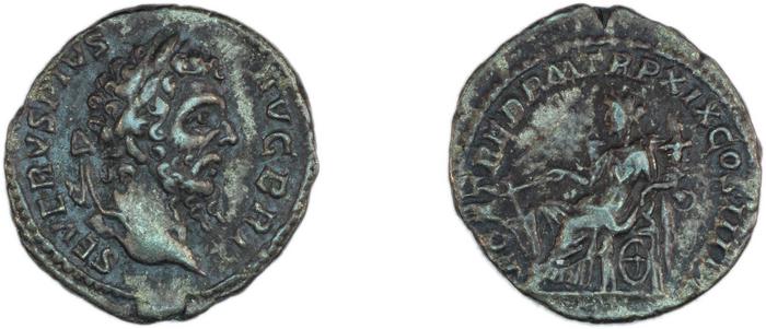 RIC IV Septimius Severus 246, реверс, bm