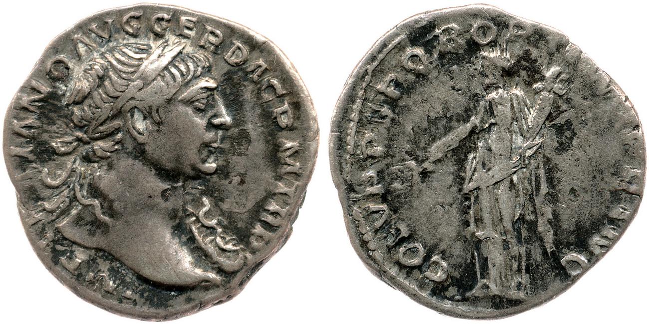 RIC II Trajan 121, аверс, bm