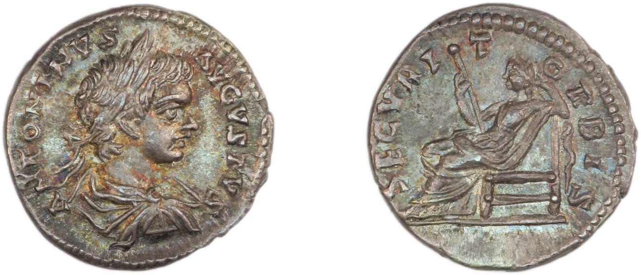 RIC IV Caracalla 351B, аверс, bm
